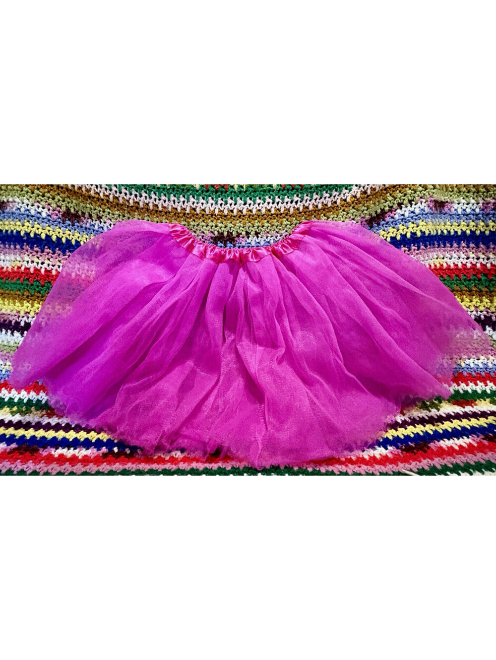 Fluffy Magenta Tulle Costume Tutu Skirt – 80s Rave, Fun Run, Bachelorette